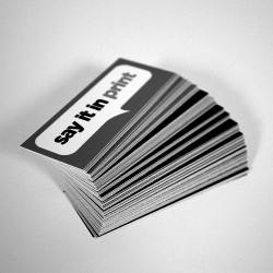 Say it in Print